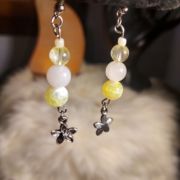 New Handmade crystal earrings - Picture 3 of 3